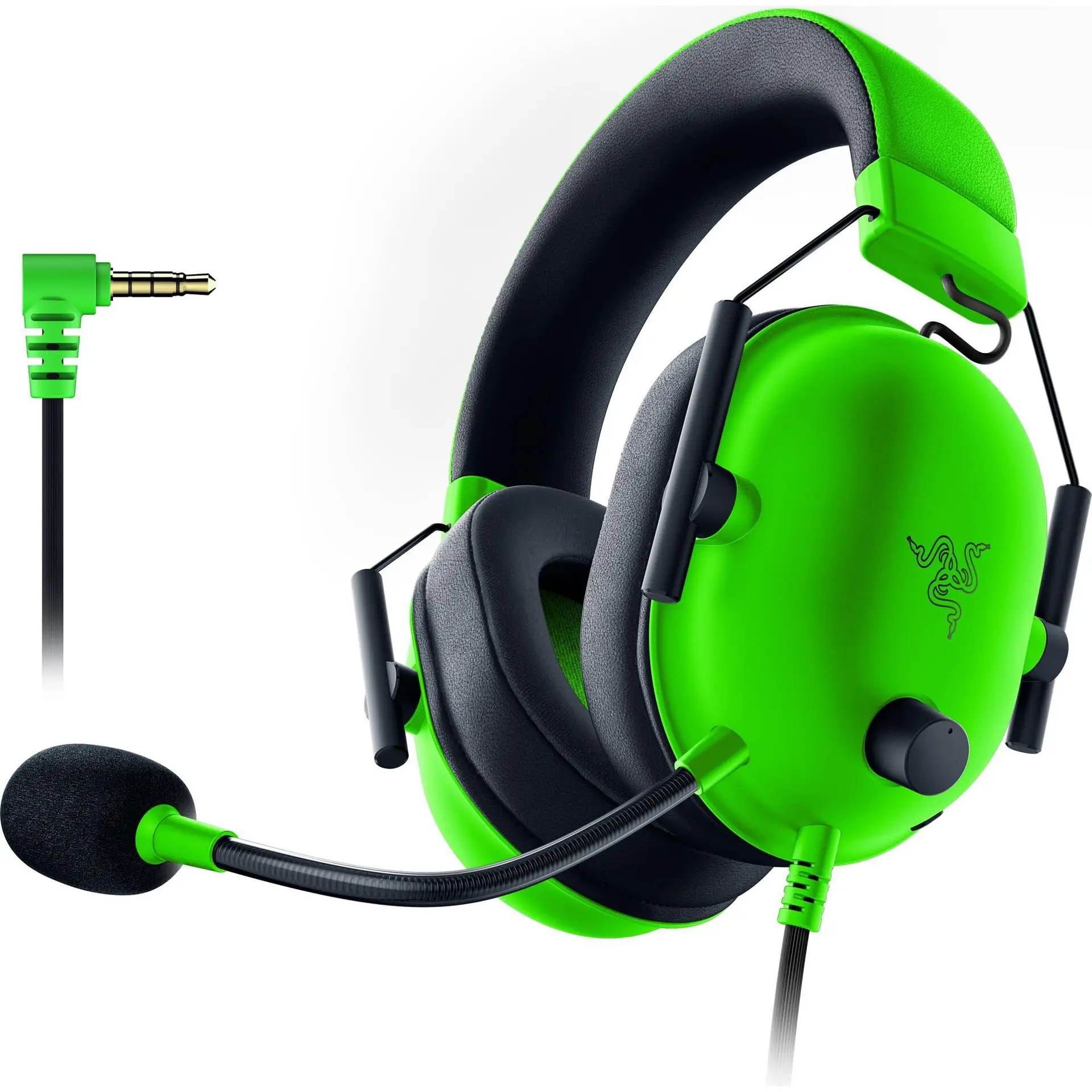 אוזניות גיימינג Razer BlackShark V2 X ירוק