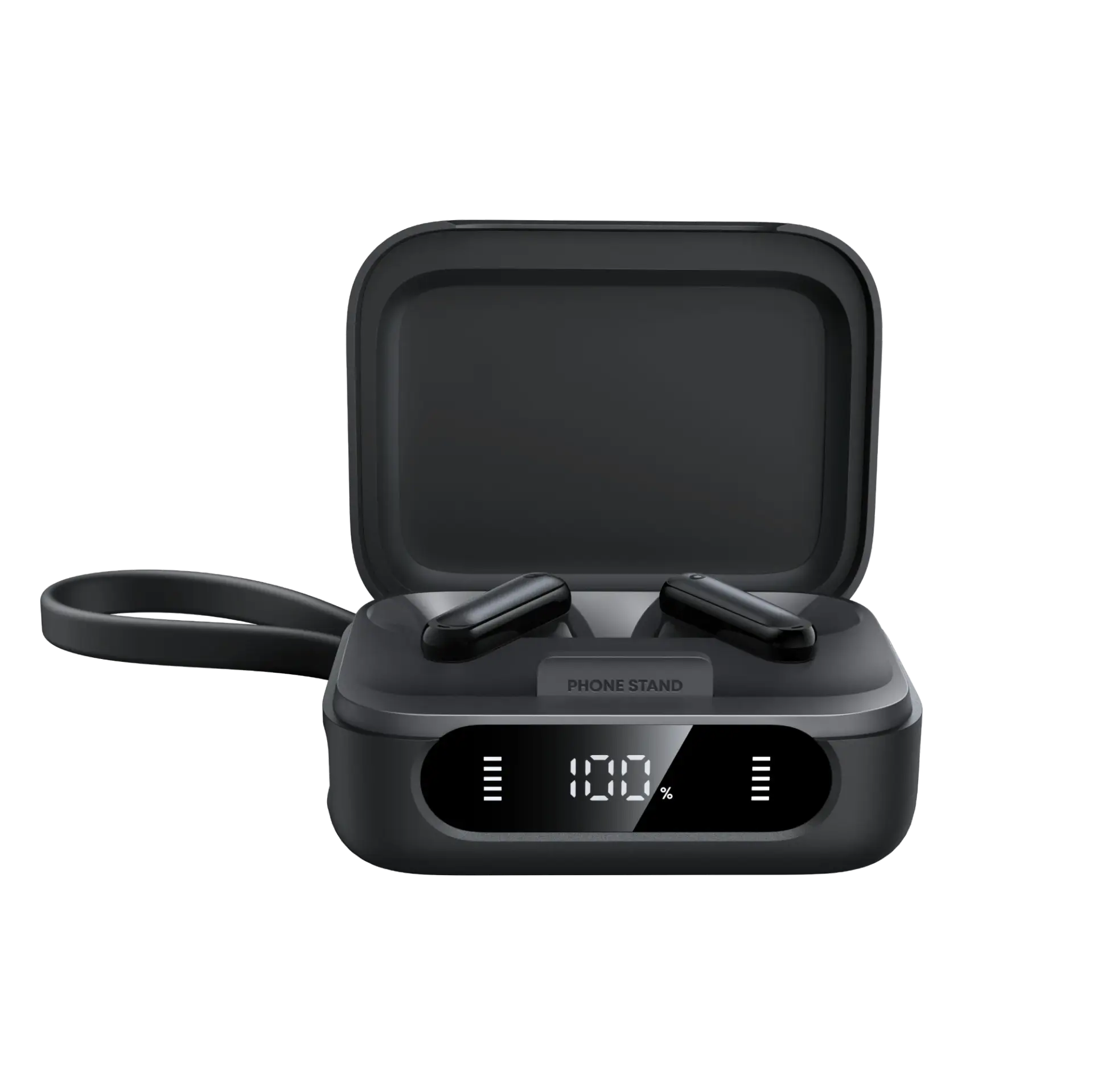 אוזניות אלחוטיות soundcore P41i עם ביטול רעשים – מעמד מובנה ומסך סוללה