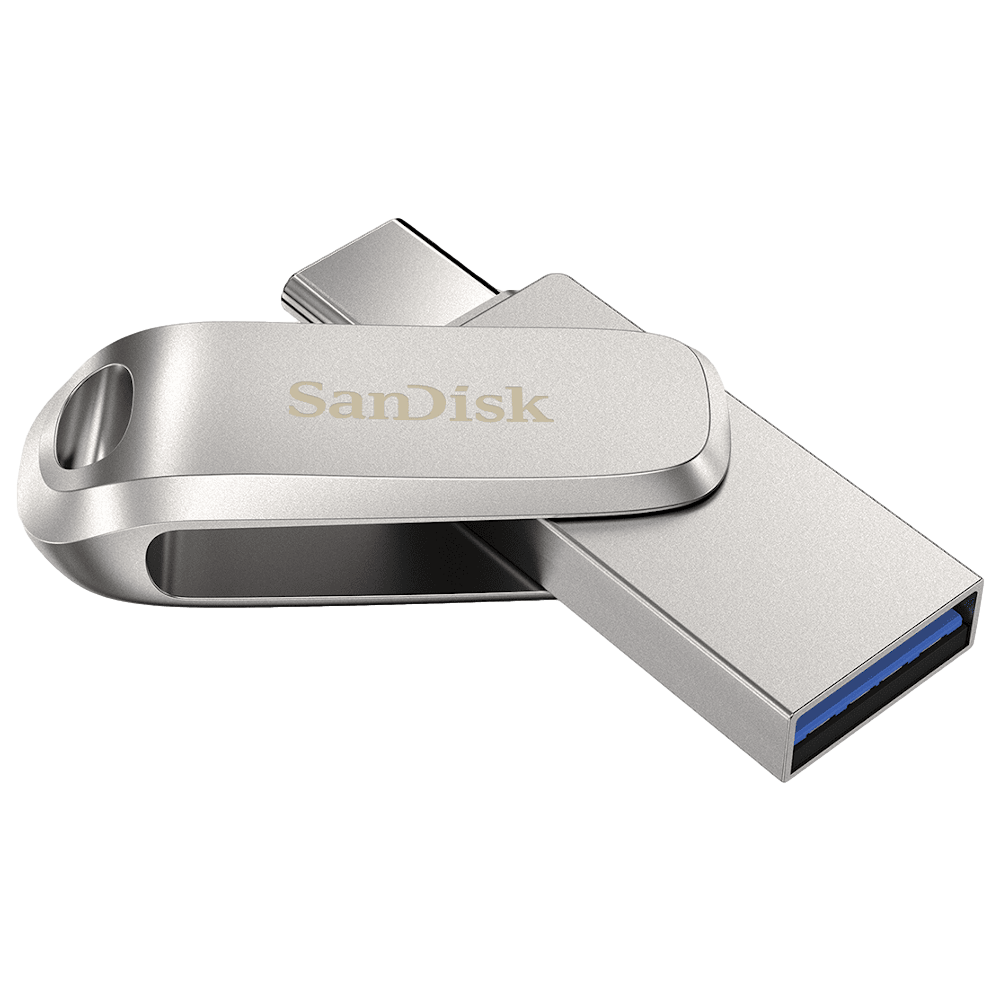 זיכרון נייד SanDisk Ultra Dual Drive Luxe USB-C / USB-A