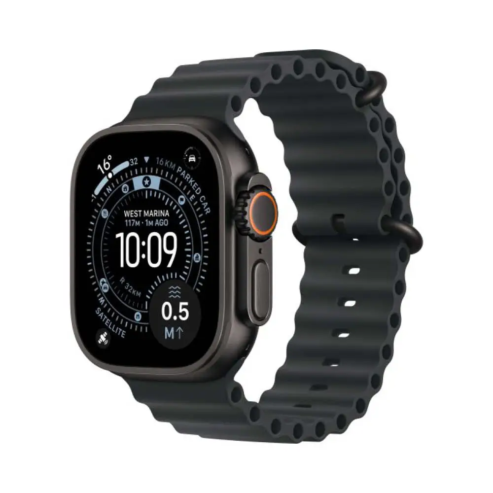 שעון חכם Apple Watch Ultra 3 49mm GPS+Cellular – Black, Black Ocean