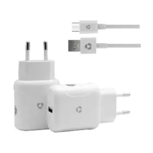 מטען קיר Value ‏2.1A עם כבל Micro-USB