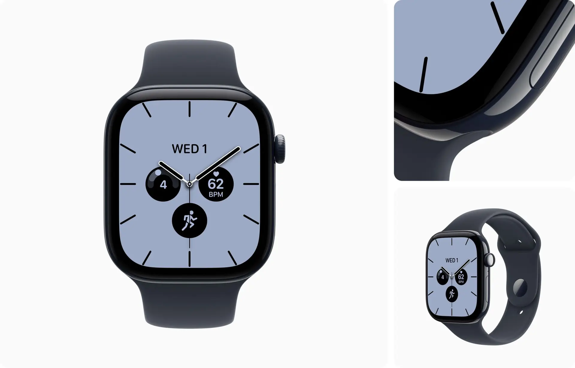 שעון חכם Apple Watch Series 12 42mm כחול לילה