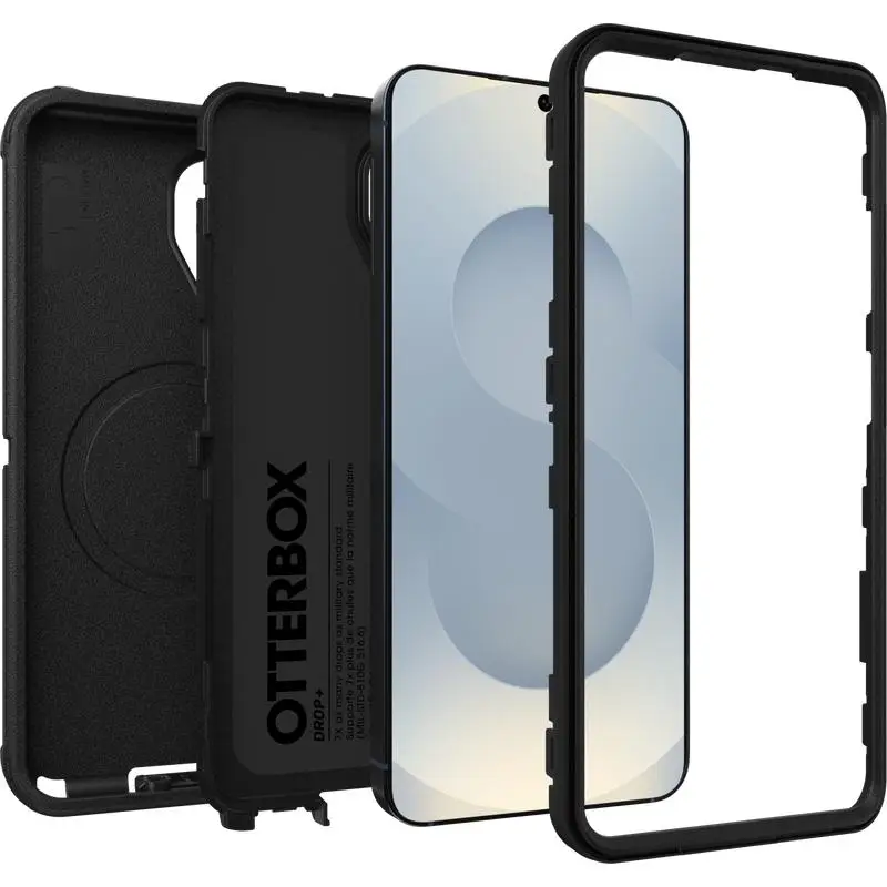 כיסוי OtterBox Symmetry Series ל-iPhone 17 עם MagSafe שקוף שחור