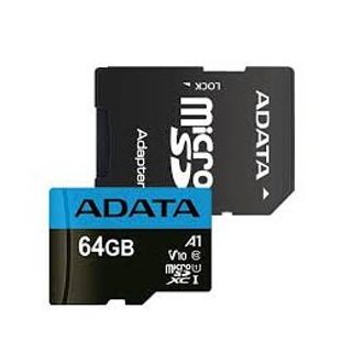 כרטיס זיכרון microSD עם מתאם SD